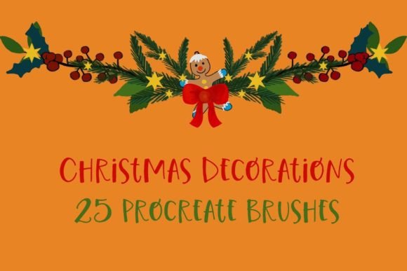 Creating Festive Digital Art with the Christmas Decorations Procreate Brushset