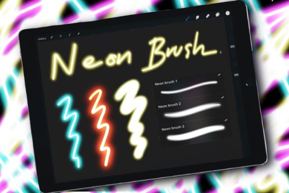 Ignite Your Digital Art with Neon Brush for Procreate: Lighting, Lett, and Beyond