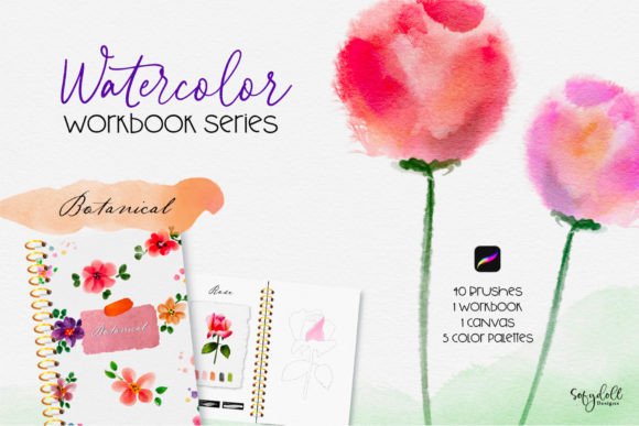 Mastering Digital Florals with the Watercolor Workbook – Botanical