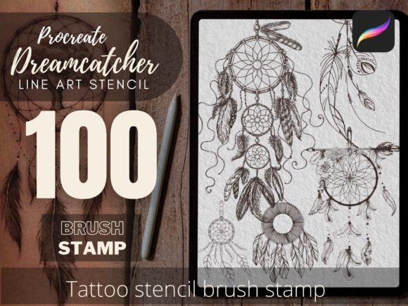 Unlocking Creative Potential with the 100 Dream Catcher Procreate Brush Stamp Set