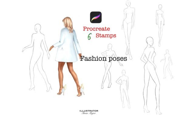 Unlocking Digital Fashion Design: A Guide to the Fashion Figures Procreate Stamp Set